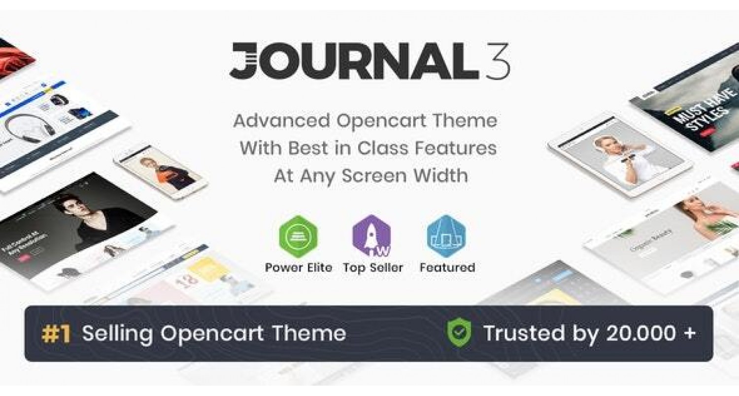 Journal3 - Opencart Teması